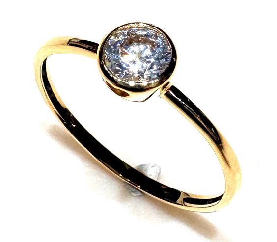 Anneau Sommer Femme Solitario in Or jaune Cubic Zirconia SOLITARIO ZIRC OV 1.20 G - SOLITARIO ZIRC OV 1.20 G